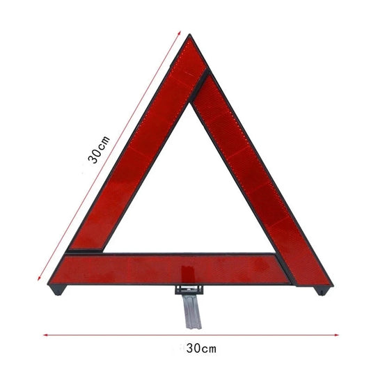 Car Foldable Reflective Tripod Emergency Breakdown Warning Triangle Night Road Safety Warning Tripod Reflective Accessories