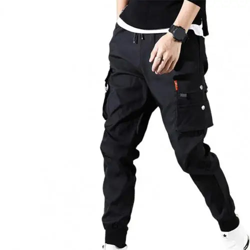 2022 Men Cargo Pants Hip Hop Harem Joggers Pants Male Trousers Mens Multi-pocket Cargo Pants Skinny Fit Sweatpant pantalones
