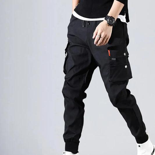 2022 Men Cargo Pants Hip Hop Harem Joggers Pants Male Trousers Mens Multi-pocket Cargo Pants Skinny Fit Sweatpant pantalones