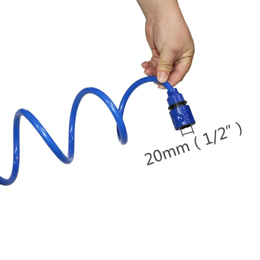 10M,15M Flexible tube Spring Hose Garden Lawn Watering Irrigation Car Washing Hose With Quick Connector Irrigation Accessories