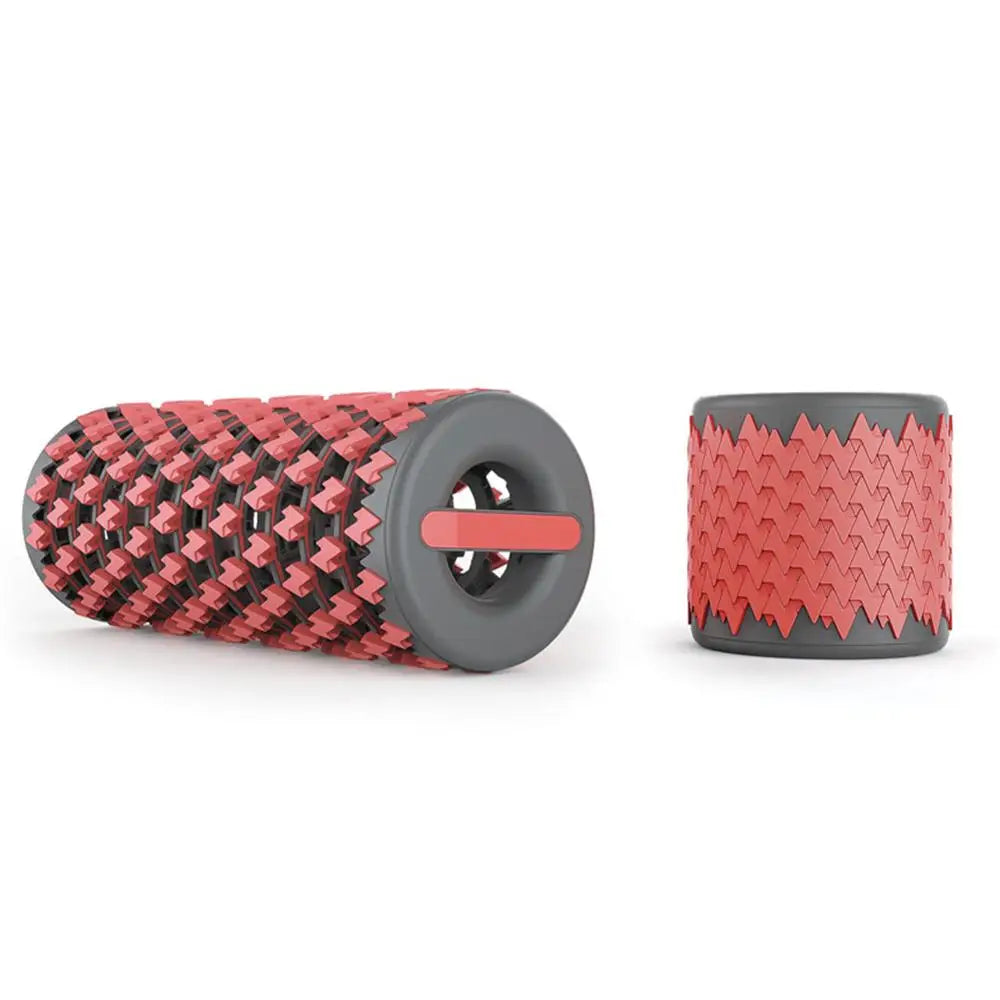 Adjustable Yoga Column ABS Massage Roller, Portable Yoga Brick for Leg, Back Muscle Axis, Relaxation, 13.3-35cm, THANKSLEE