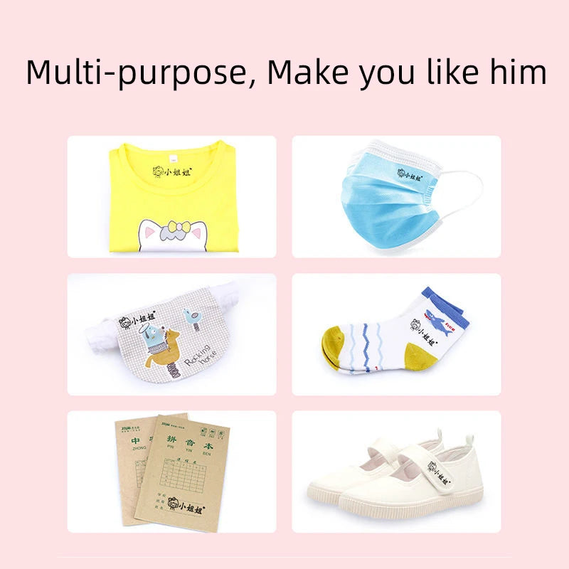 Customized Name Stamp Waterproof Toy Baby Student Clothes Chapter Wash not Faded Children's Seal Customized Stamp Gifts