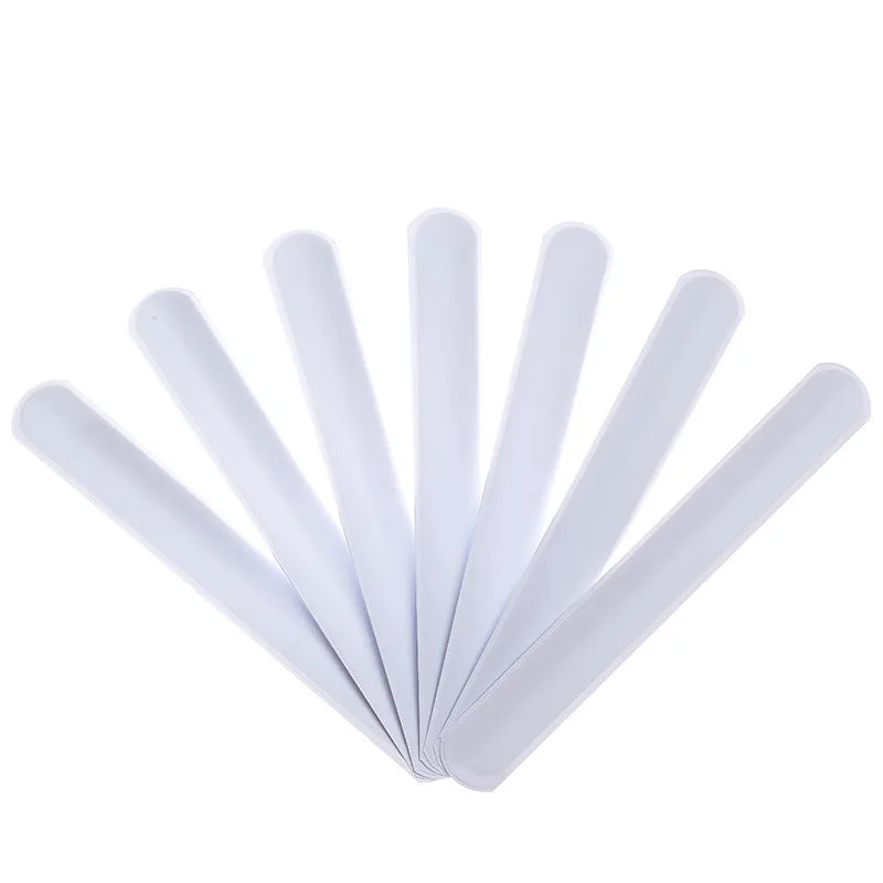 30Pcs Diy Blank Slap Bracelets Party Gifts Toys for Women Men Painting Graffiti