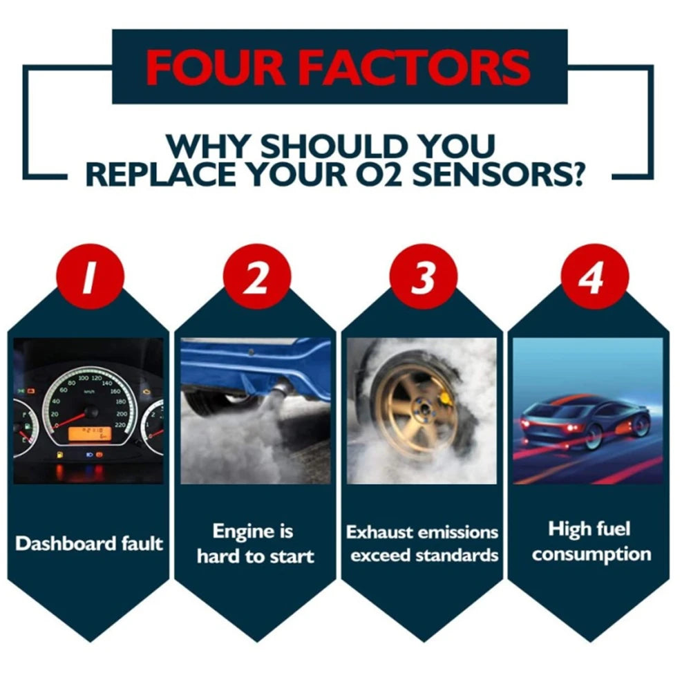 O2 Oxygen Sensor 55213261A Lambda Sensor Compatible for Ducati Hypermotard SP 821 Hyperstrada 939 2013-2016 55213261B 55213262C