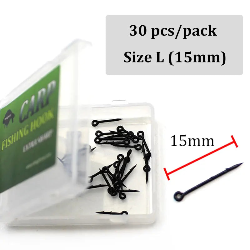 30pcs Carp Fishing Accessories Maggot Bait Spike Hair Ronnie Rig Carp Hook Bait Sting Pop Up Boilies Pin For Carp Tackle Needle