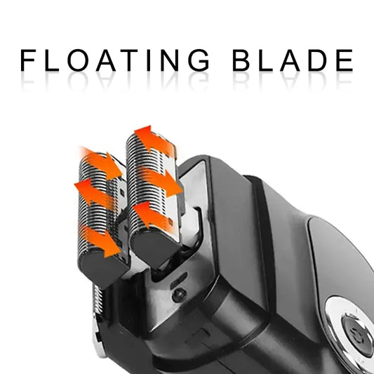 Kemei KM-2026 Men's Electric Shaver Professional Hair Clipper LCD Display Beard Trimmer Hair Trimmer Machine USB Shaver Male