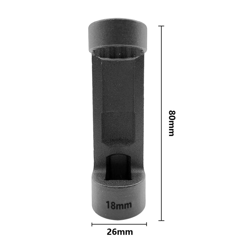Strut Nut Socket 12 Point 1/2'' Drive Suspension Strut Socket Tool Car Repair Tool 16mm/ 18mm/ 19mm/ 21mm/ 22mm/ 24mm Steel
