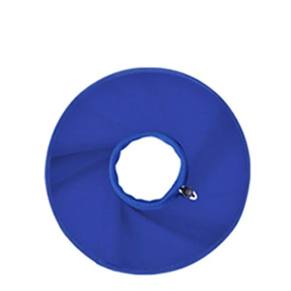 Adjustable Pet Recovery Collars Protective Oxford Cloth Cat Cone Elizabethan Collar Portable Anti Licking Pet Neck Cone Dogs