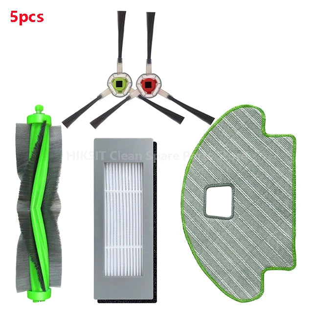 Main Brush Side Brush Hepa Filter Mop Cloth Accessories For iRobot Roomba Combo 111 / 113 R113840 Robot Vacuum Cleaner Parts