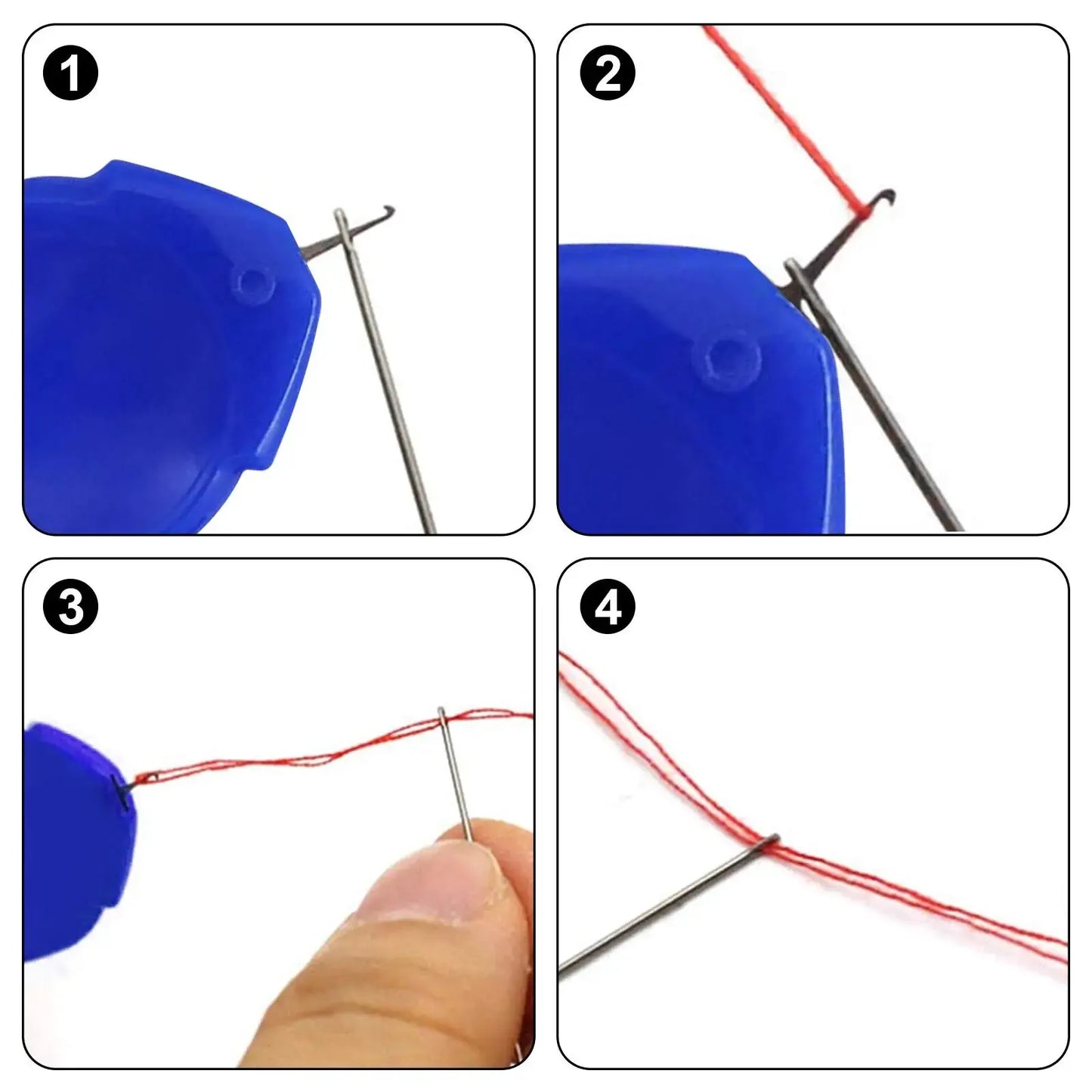 Needle Threaders for Hand Sewing ,Simple Needle Threader Great for Needle Work, Sewing Machine, Embroidery,Random Colors