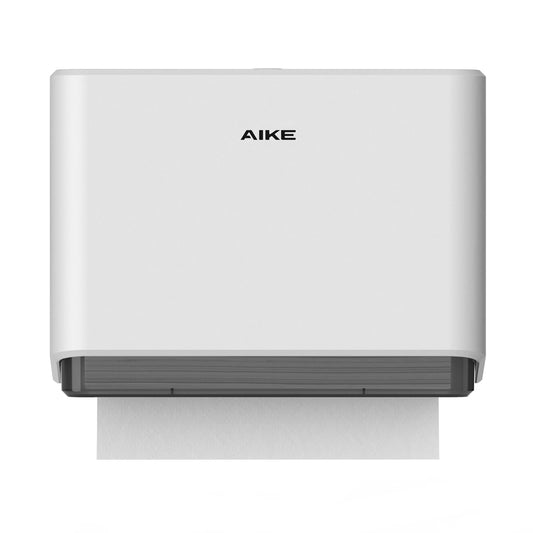 AIKE Professional Paper Towel Holder Wall Mount Punch Free Tissue Dispenser with Smart Lock Paper Box for Toilet Bedroom Kitchen