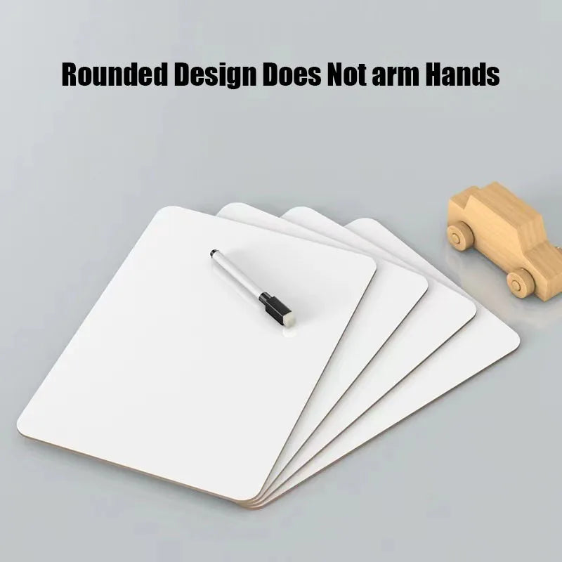 Double-Sided Mini Whiteboard for Kids, Portable Teaching Whiteboard with Stand, Whiteboard for Home and School Message Board