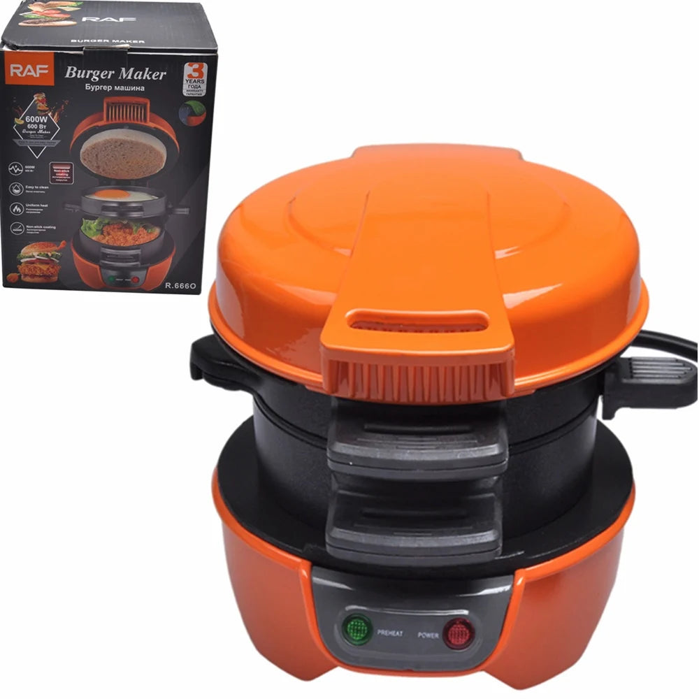 Mini Electric Burger Sandwich Maker Machine Non Stick 220V 110V Toaster Grill Baking Pancake Pan for Bread Kitchen Home 토스트기 빵