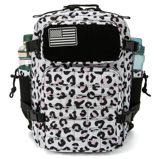 QT&QY 25L GYM Tactical Backpacks for Men Survival Laser Cut Molle Daypack Small Bug Out Bag Gym Rucksack with Dual Cup Holders