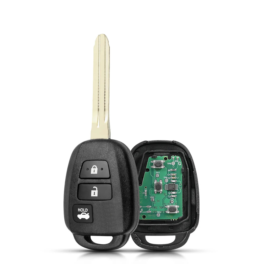 KEYYOU FSK GQ4-52T For Toyota RAV4 LE XLE Highlander LE 2013- 2017 Sequoia Tundra Tacoma 314.4Mhz /315mhz H Chip Remote Car Key