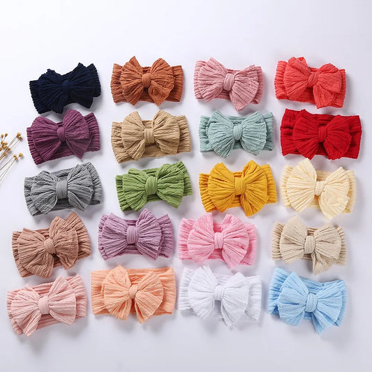 Cute Bowknot Baby Headband Turban Soft Elastic Baby Girls Hairband for Children Newborn Headwraps Headwear Kids Hair Accessories