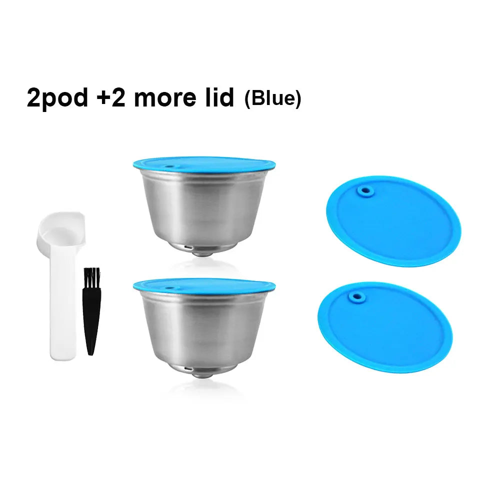 for Dolce Gusto Reusable Coffee Capsules for Nescafe Picolo xs Stainless Steel Recycle Pod Repuesto Refillable Coffee Filter