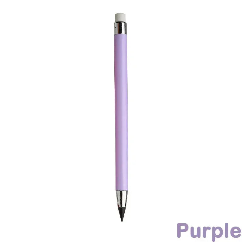 12 Pcs Set Infinity Pencils Multicolor Eternity Pencils No Ink with Eraser Pen School Stationery Drawing Pens Art Supplies