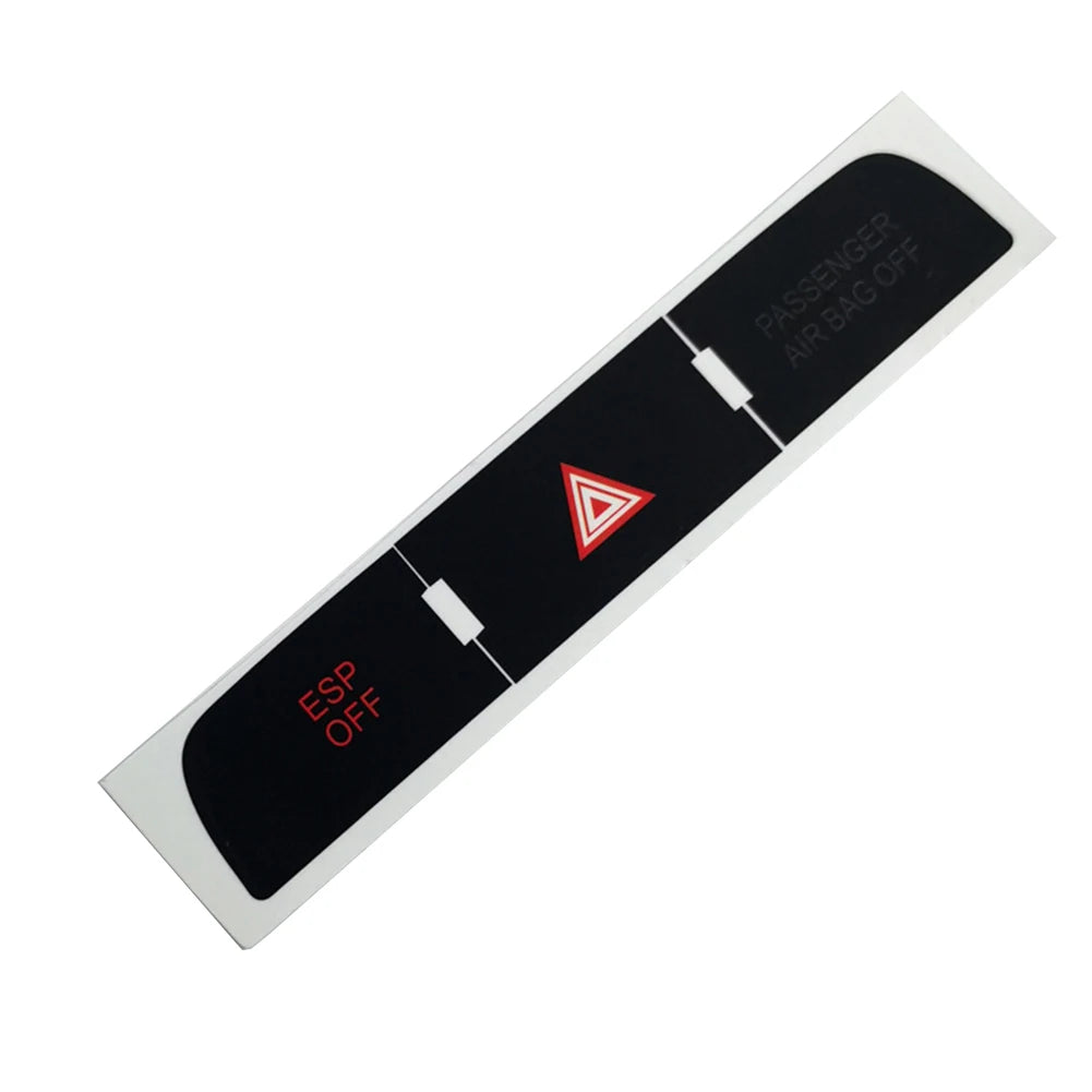 1X For Q7 03-15 Stickers Decals Repair Worn Button Knob Switch Car Button Repair Stickers