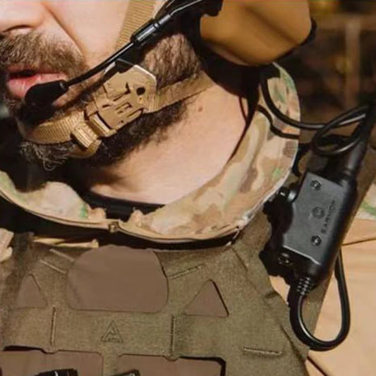 Earmor Tactical Communications Headset Microphone Replacement Boom Microphone for EARMOR M32 and M32H Tactical Headsets