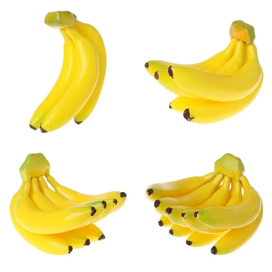 Realistic Artificial Banana Bunch Fruit Fake Display Prop Decorative Fo