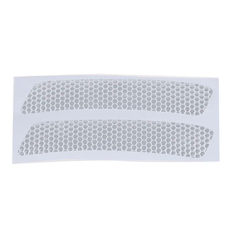 2Pcs/Set Warn Light Reflector Protective Sticker Scratch Paster Car Bumper Reflective Warning Strip Stickers Wheel Rim Eyebrow