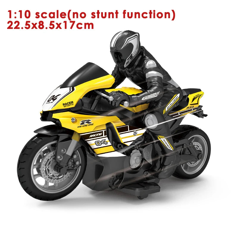 RC Motorcycles Toys for Boys 1/6 Electric Motor RC Cars High Speed 4CH Remote Control Racing Motorcycle Drift Car Model Gift