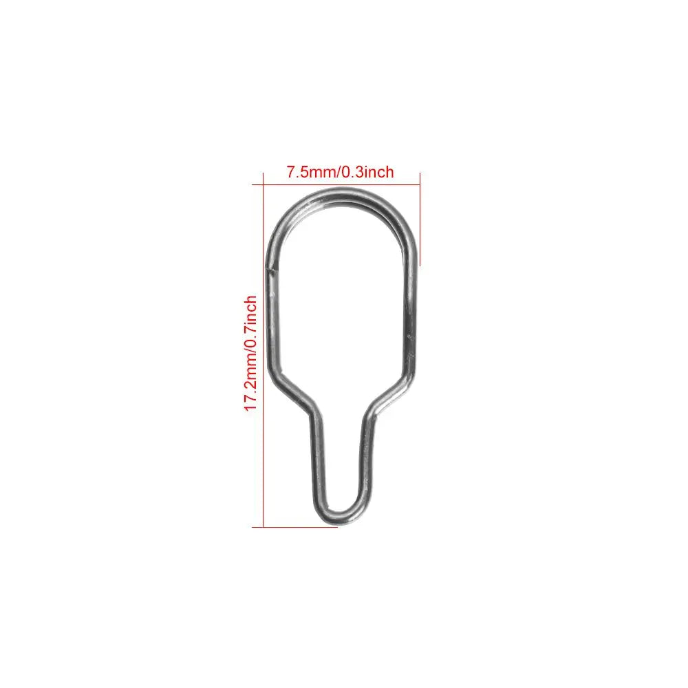 50Pcs/Pack PVA Bag Clip Carp Fishing Accessories for Carp Hair Rig Tool Carp Coarse Method Feeder Fishing Tackle