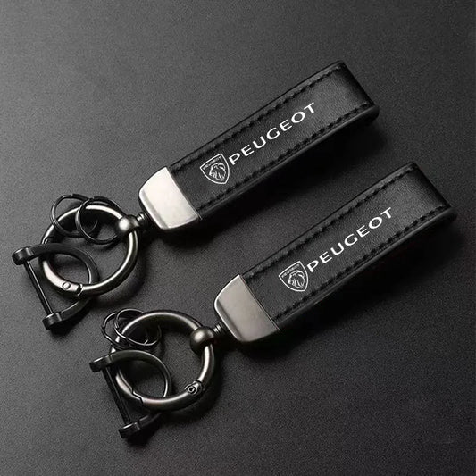 Car Luxury Keychain Vintage Zinc Alloy Key Ring Accessories For New Peugeot 408 4008 308 3008 Rifter 5008 508 2008 208 301 RCZ