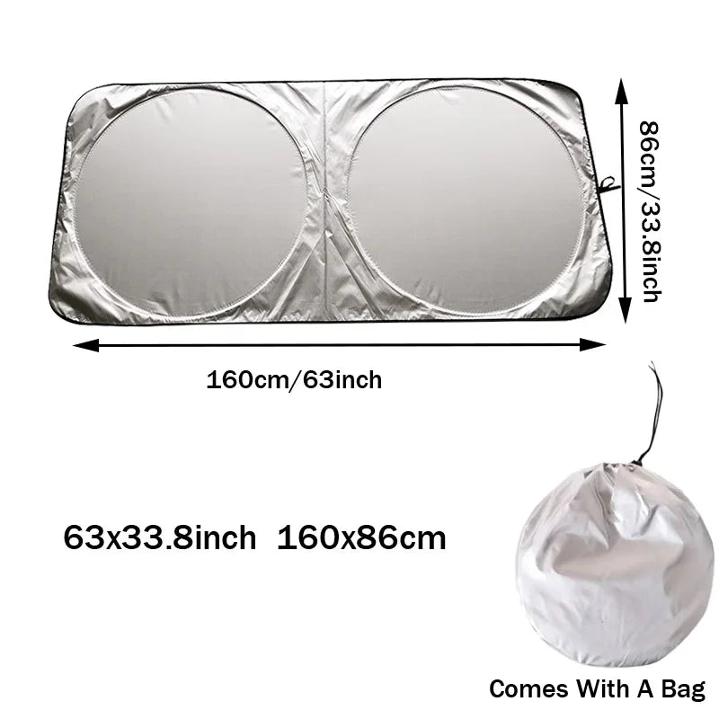 Car Windshield Cover Front Window Sun Visor Interior Protection Screen Shield Blocker Foldable Reflector