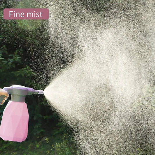 1L/2L Cordless Electric Garden Sprayer Watering Can 2000mA USB Rechargable Automatic Atomizer Plant Mister Spray Bottle