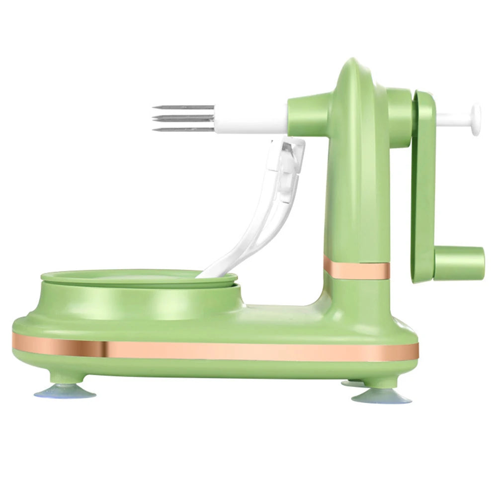 New Hand-cranked Manual Fruit Peeler Multifunctional Apple Pear Kitchen Peeler Slicing Tool With Spare Blades