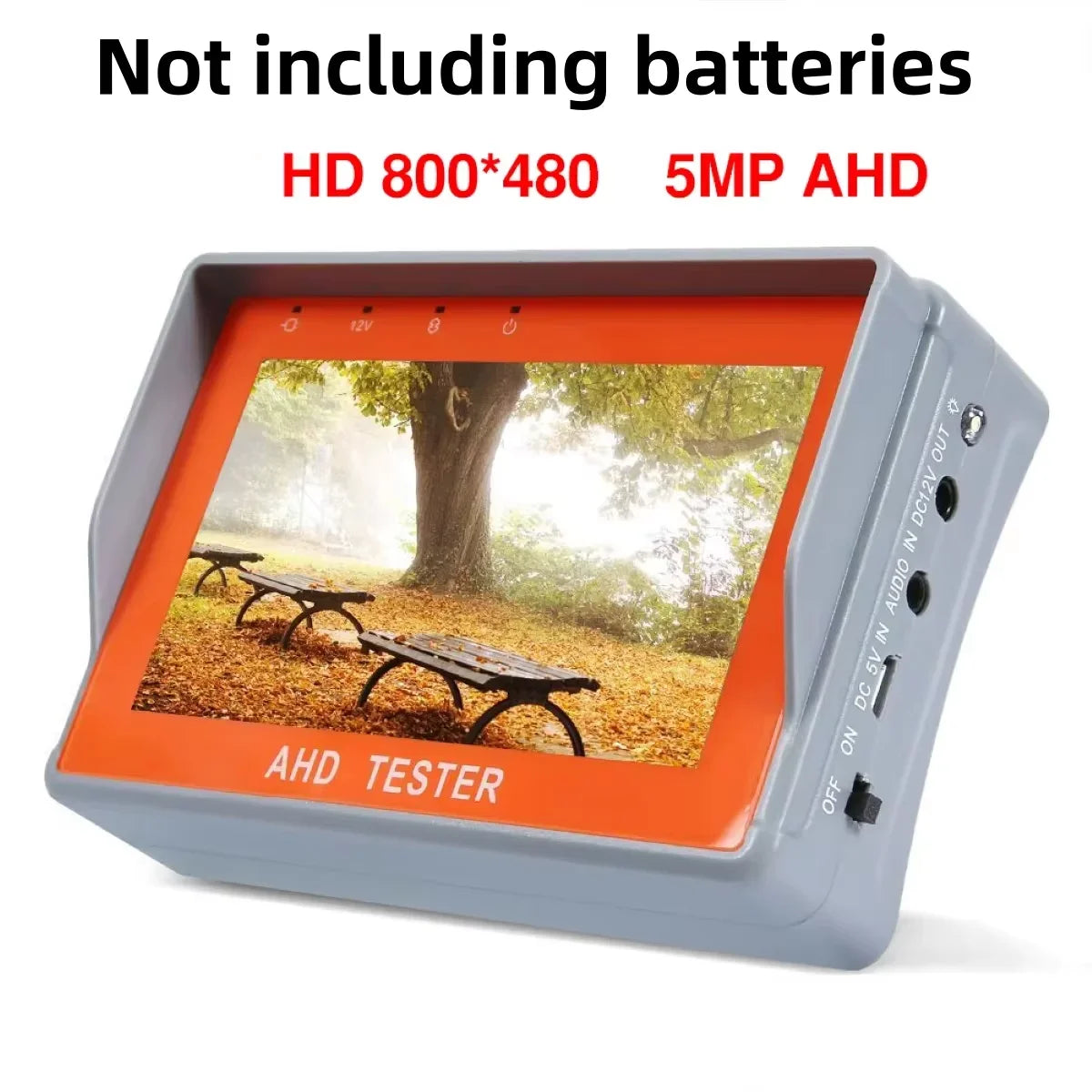 PEGATAH IV8W 8MP AHD/CVI/TVI CVBS CCTV Tester CCTV Cameras Tester AHD Testers with HDMI VGA Input Video Tester CFTV Mini Monitor