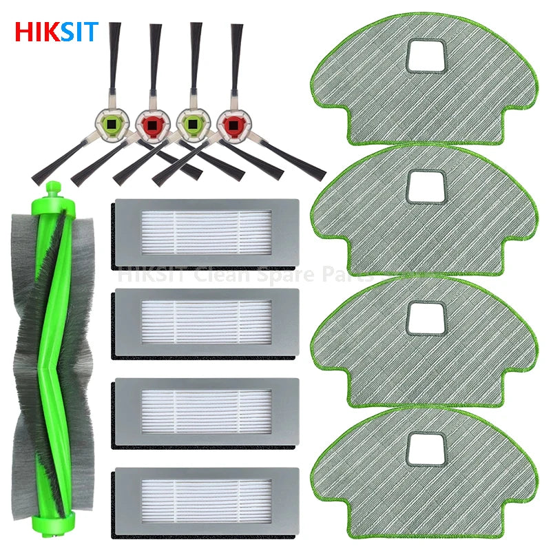 Main Brush Side Brush Hepa Filter Mop Cloth Accessories For iRobot Roomba Combo 111 / 113 R113840 Robot Vacuum Cleaner Parts