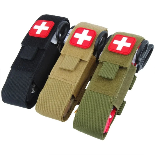 First Kit Tourniquet Molle Survival Set Pouch Nursing Holder Medical Gear Scissors Bag Outdoor Equipment Scissors Bag