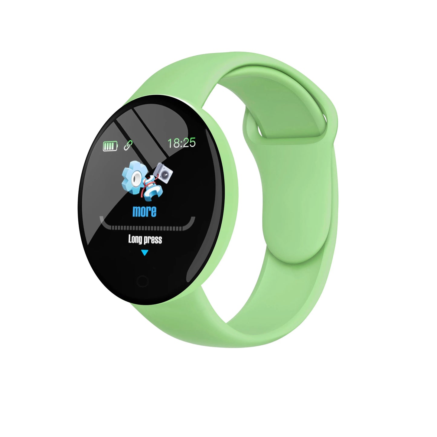 New D18 Smart Watch Heart Rate Monitor Men's Women's Smartwatch Round Fitness Digital Watches for Men Women Band Bracelet PK B41