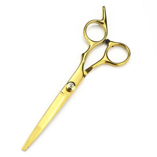 Hair Scissors 6" Japan Stainless Professional Hairdressing Scissors Gold Hair Cutting Scissors Set Thinning Shears Razor Comb