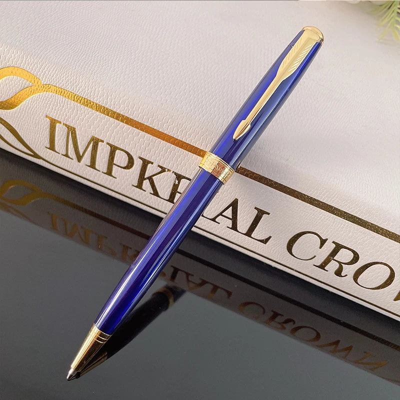 Classic Brand PARKER Metal Ballpoint Pen 0.7mm Blue Ink Business Office Signature Ballpoint pen
