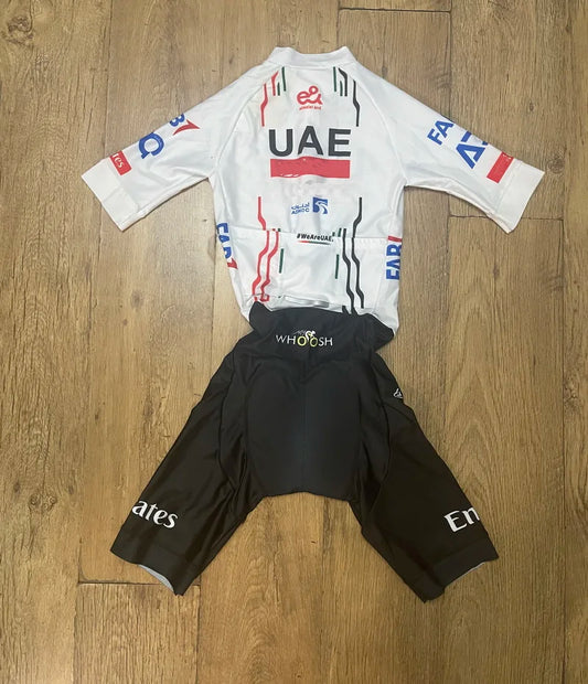 LASER CUT Skinsuit 2024 UAE TEAM Bodysuit SHORT Cycling Jersey Bike Bicycle Clothing Maillot Ropa Ciclismo