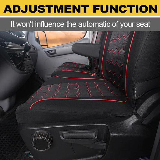 AUTOYOUTH 1+2 Seat Covers Car Seat Cover for Transporter for Ford Transit Van Truck Lorry for Renault for Peugeot for Opel