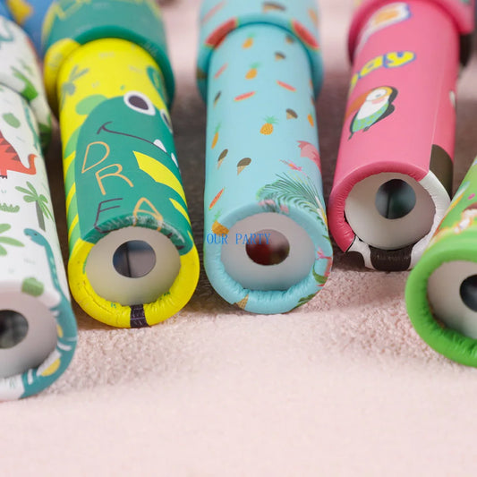 6Pcs Cute Rotating Kaleidoscope Classic Educational Toys for Kids Birthday Baby Shower Party Favors Pinata Fillers School Prizes