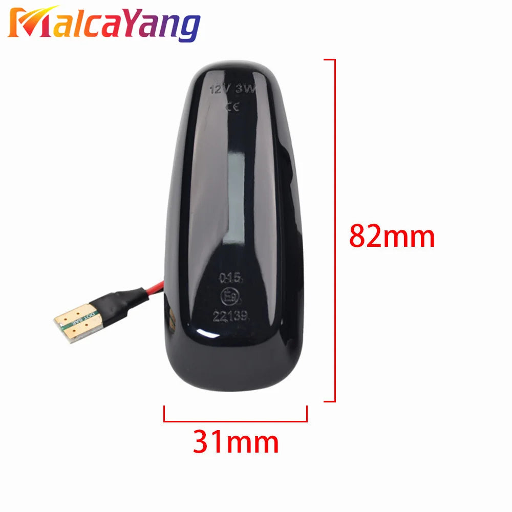 For Kia Pro Ceed Estate Rio III Hatchback Saloon Hyundai i30 Azera Elantra Avante Dynamic Turn Signal Lamp LED Side Marker Light