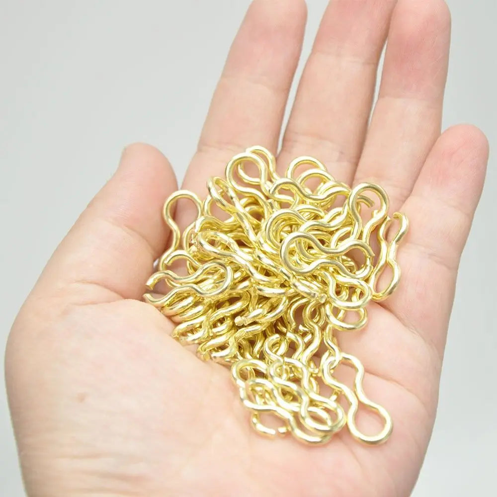 100pcs Fishing Snaps Connector Accessories Fishing Swivels Fast Link Mould Lead Loop Inserts Sinker Eyes Clip Tackle