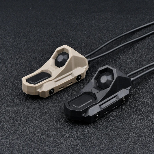 WADSN Airsoft Axon Tactical Dual Function Switch Remote Button M300 M600 SF Plug NGAL PEQ OGL L3 Laser FIT Mlok Keymod 20mm Rail