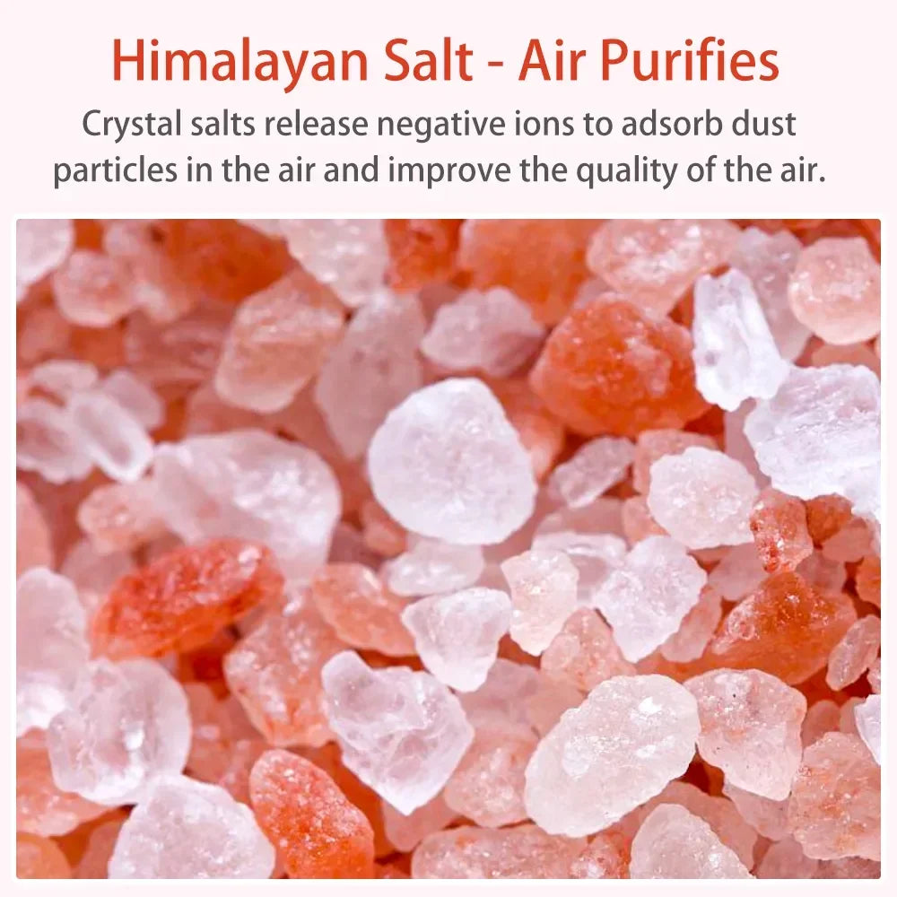 7 Color Flame Aroma Volcano Air Humidifier Essential Oil Diffuser for Home New Fireplace Humidifier Crystal Salt Rock Fire Lamp