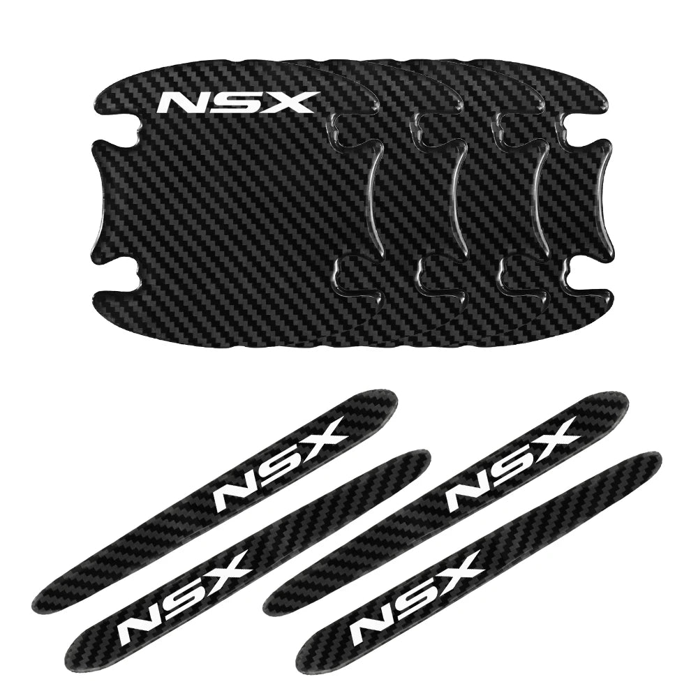 Car Door Handle Sticker Anti Collision Auto Exterior Accessories For Acura MDX RDX TSX TL ILX TLX NSX RL CDX RSX ZDX TLXL RLX