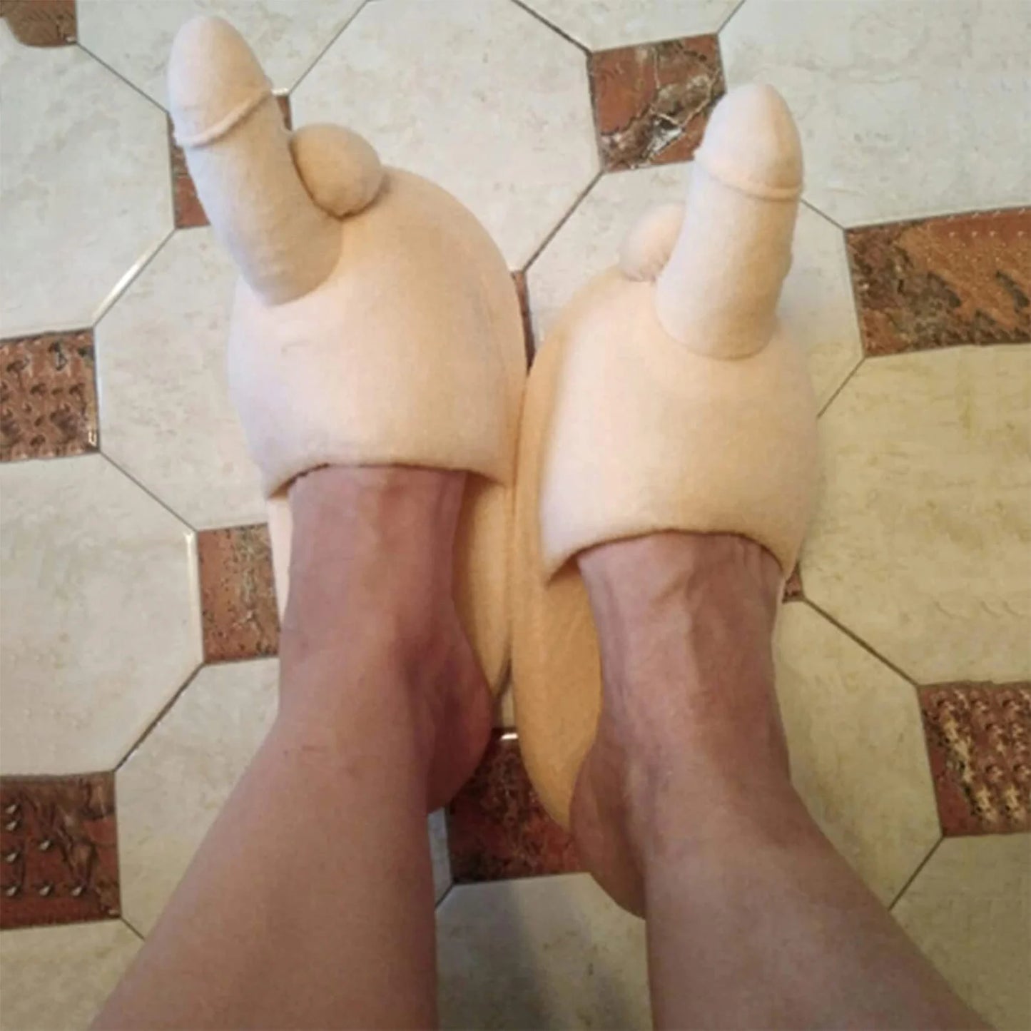 Funny Unisex Adult Plush Slipper Humorous and Unique Design Suitable for Walking Shopping PR Sale