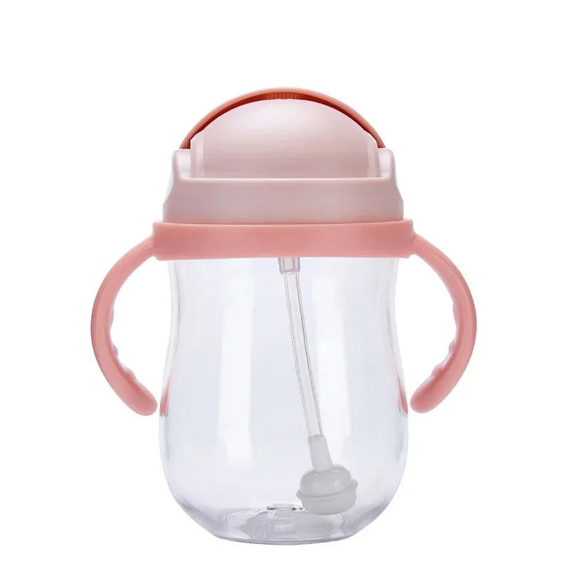 Silicone Feeding Kids Toddler Newborn Baby Drink Cups Water Bottles Kids Drinking Sippy A Cup with Straw Infantil Drinker