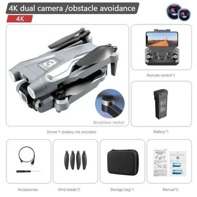 Xiaomi Z908 Pro Max Drone Brushless Motor 8K GPS Professional Dual HD Aerial Photography FPV Obstacle Avoidance Quadrotor