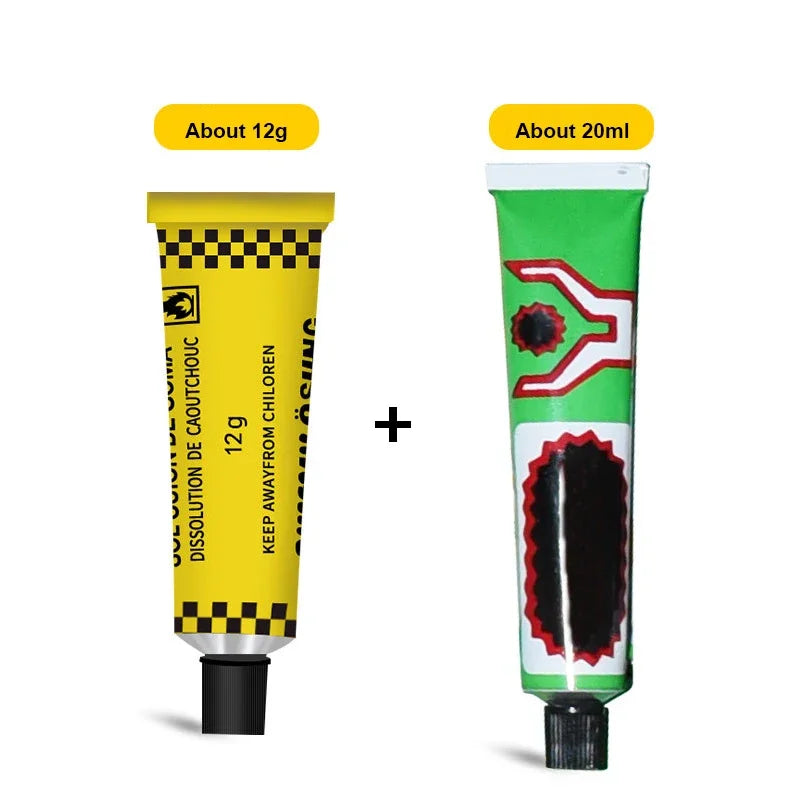 Motorcycle Bicycle Tire Repairing Glue Inner Tube Tire Repair Glues Single Cold Repair Glue Motorcycle Bicycle Car Repair Tool